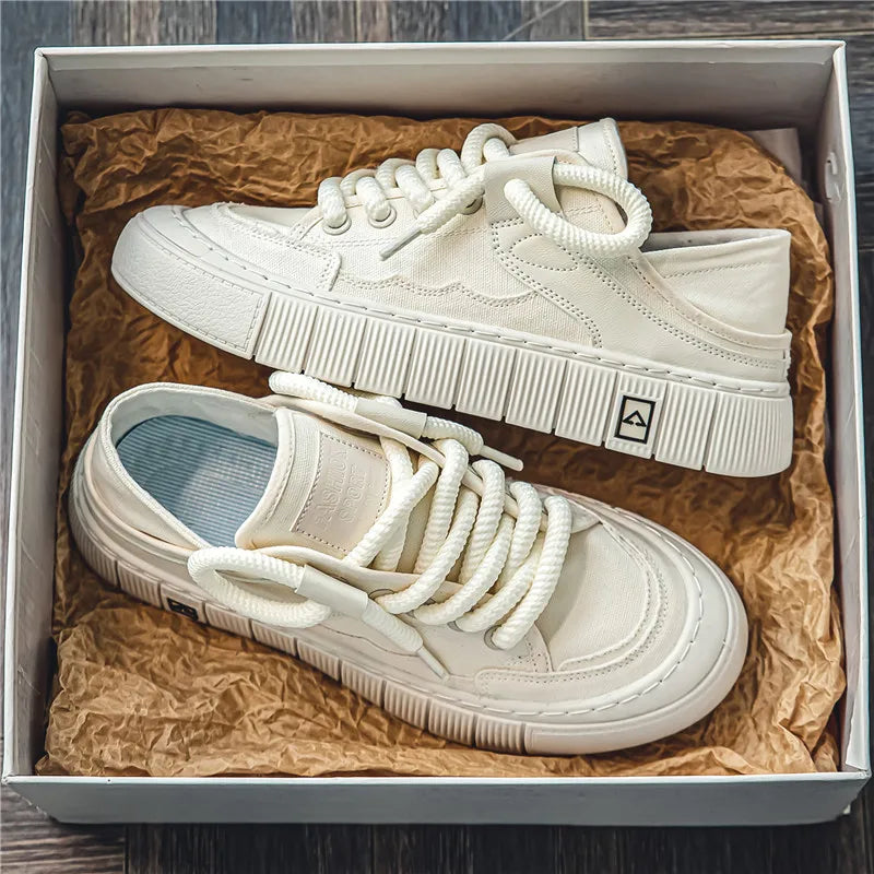 Fashion casual shoes with small white shoes classic board shoes work shoes