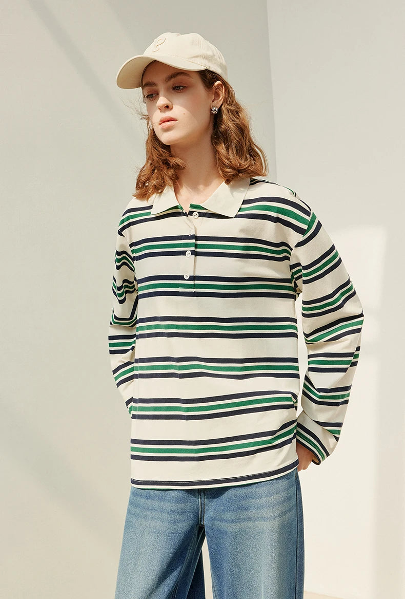 TOYOUTH Women T shirt 2025 Spring New Tops 8511053