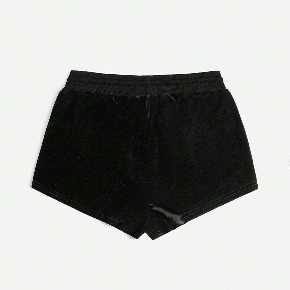 Mia Muse Shorts Spring Summer Korean Fitting Slim Diamonds Drawstring Natural Waist Short Streetwear Shorts For Women