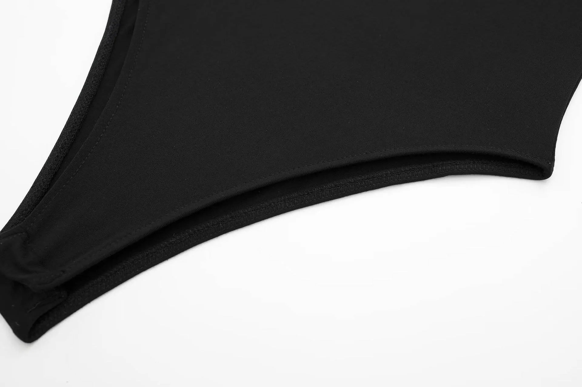 Black Body Woman Sleeveless White Bodysuit Women Square Neck Summer One Piece Swimsuits Sexy Lingerie Women's Bodysuit