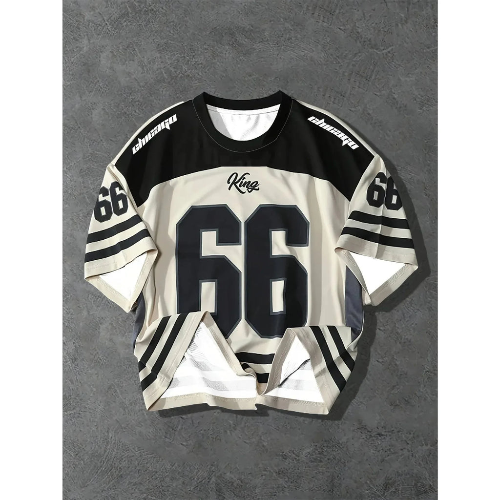 Adult Children Casual Crew Neck T-Shirt King Alphabet Pattern Short-sleeved Tops Summer Daily Outdoor Street Wear Clothing