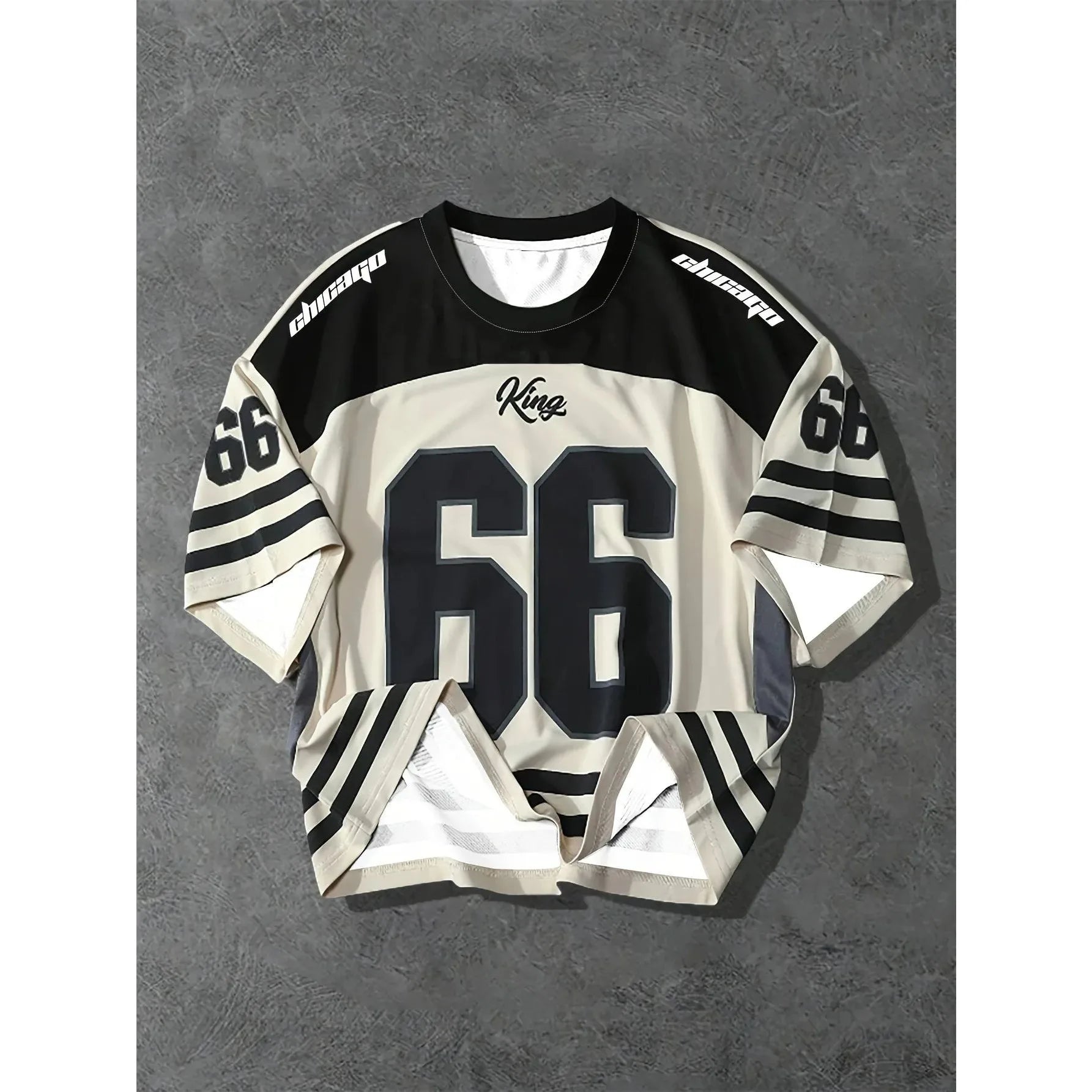 Adult Children Casual Crew Neck T-Shirt King Alphabet Pattern Short-sleeved Tops Summer Daily Outdoor Street Wear Clothing