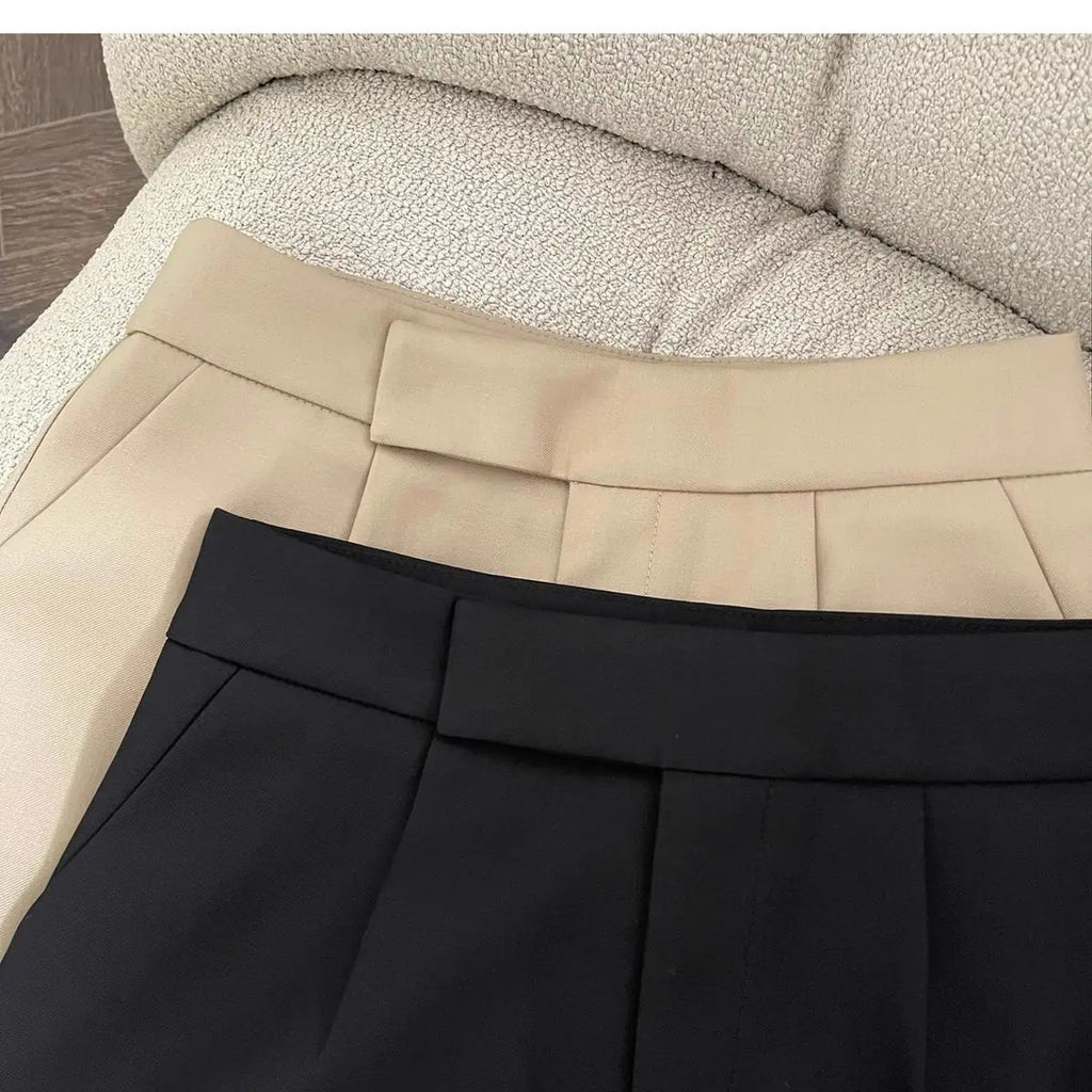 Vintage Skirts Women Fashion Streetwear Casual Skirts Solid Pockets Wrap The Buttocks Sweet Mini 2025 New Spring Summer Skirts