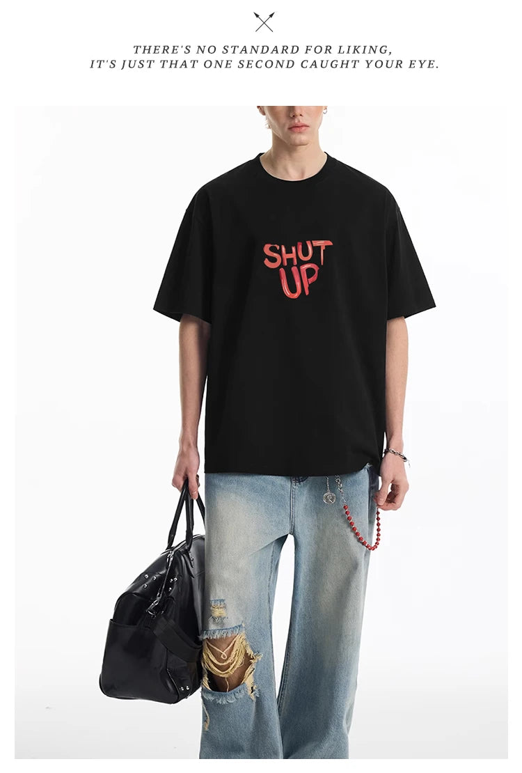 Men's and women's Short-Sleeved T-shirts Funny Abstract Pattern T-shirts 100%Cotton Streetwear Casual Fashion Oversized T-shirts