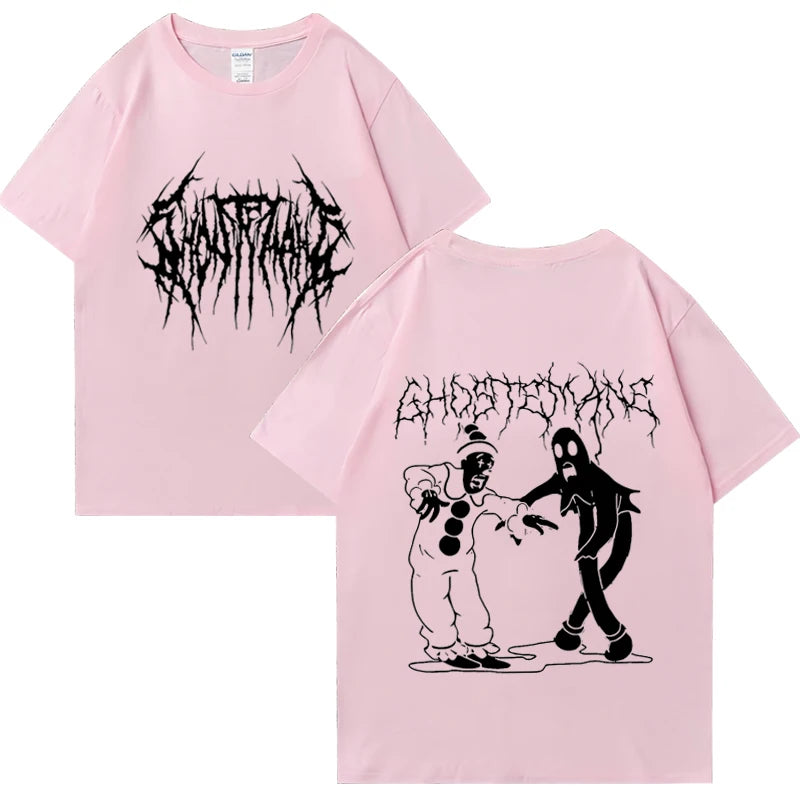 Hot sale Ghostemane Graphics T shirt 2024 Men Women Street Hip Hop Tops Retro Casual Tee Oversized Cotton short sleeve T-Shirts