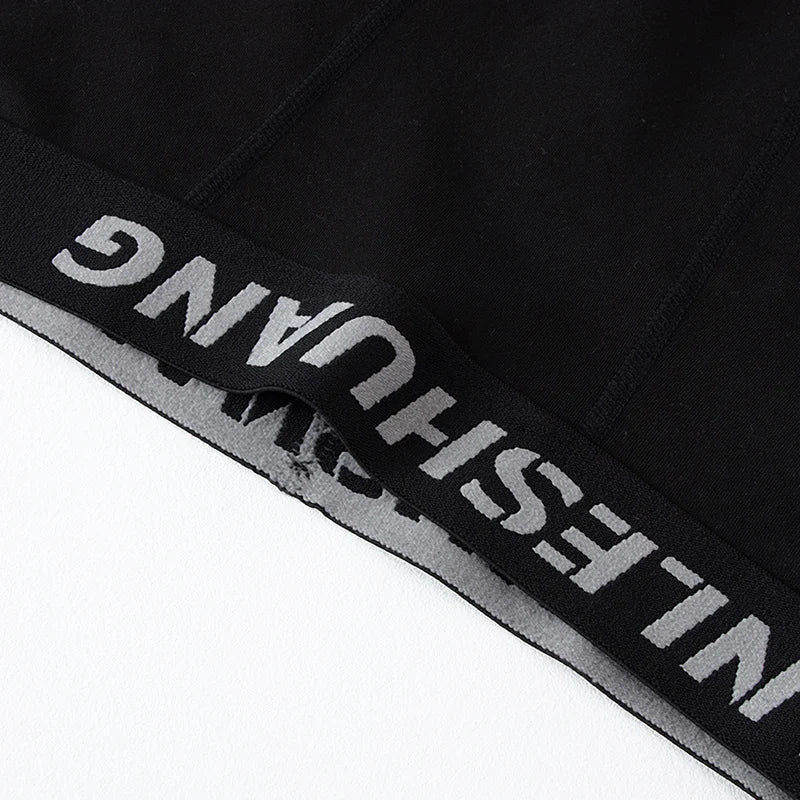 2/5 Pcs Teenagers To Adults Multi-size Men's Sports Underwear Fitness Long Boxer Shorts Running Training Basketball Football Sho