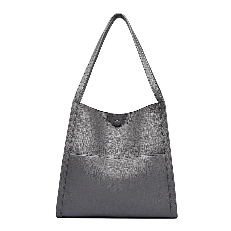 Fashion Soft Leather Handbags for Women Vintage Shoulder Tote Bag Luxury Designer Ladies Large Capacity Purse Bags Sac A Main