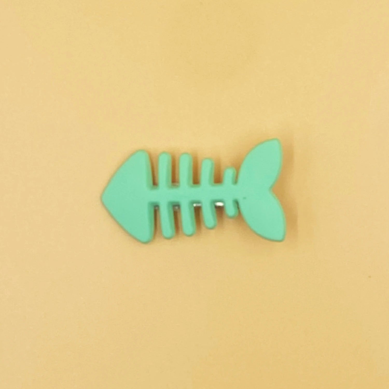 Simple Milk Tea Color Fishbone Hairpin Girl Cute Bangs Barrettes Sweet Side Hairgrips Temperament Duckbill Clip Hair Accessories