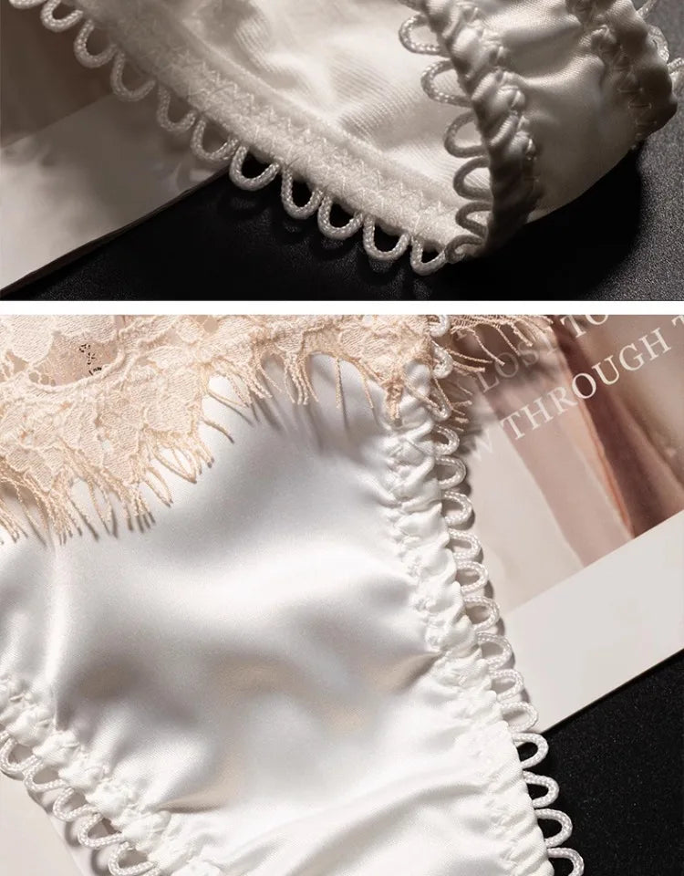 Lace Panties Sexy Women's Underwear Briefs G String Transparent Seamless Thong Low Waist Hollow Out Underpants Size S-XL