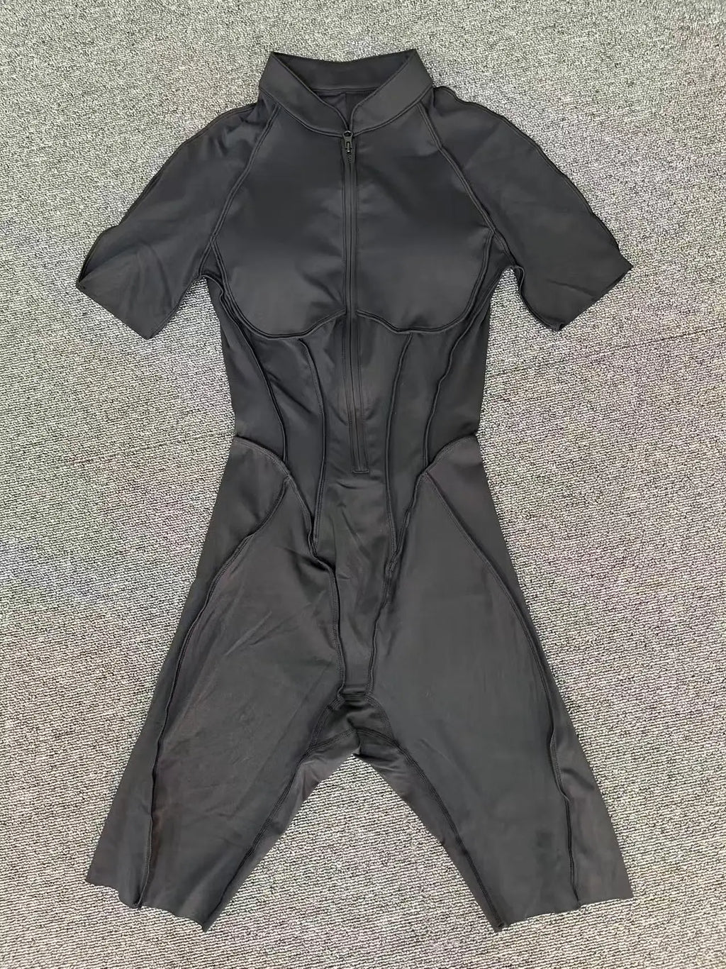 Women's Sports Jumpsuit Zipper Yoga Set Fitness Combination Lift Buttocks Bare Back Gym Sexy Sports Jumpsuit Gym Romper