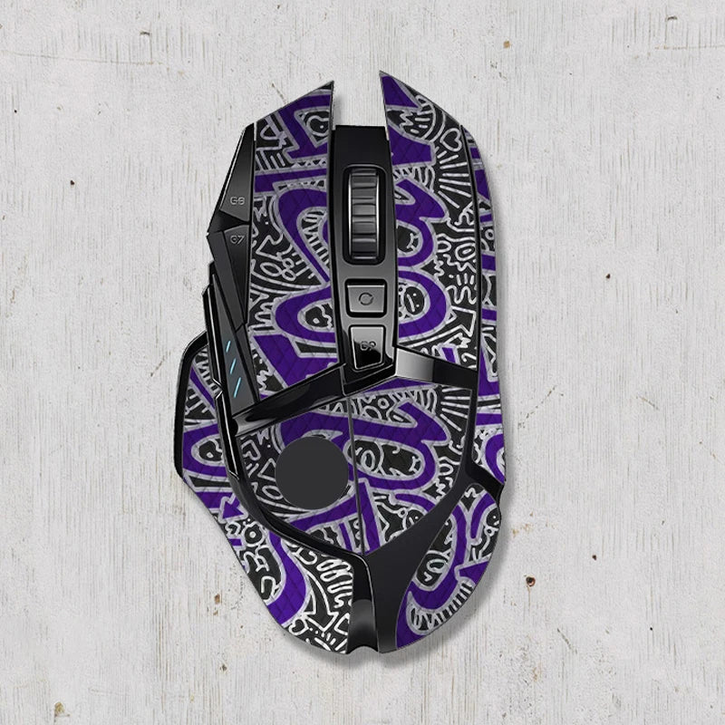 Mouse Grip Tape Skate Sticker Non Slip Suck Sweat Mouse Anti-Slip Sticker For Logitech G502 HERO