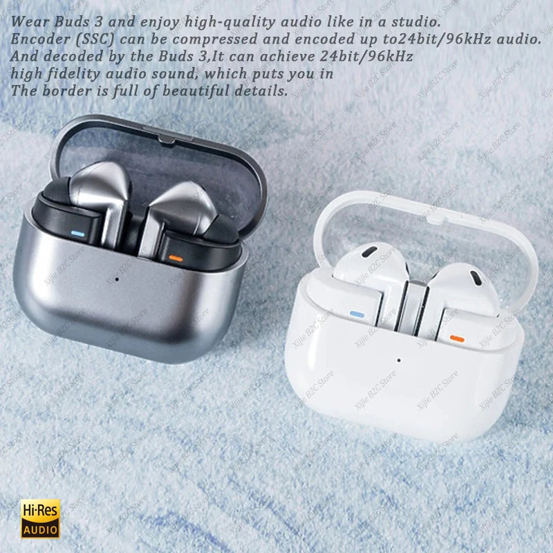 For Galaxy Buds 3 Pro True Wireless Bluetooth Earphone Headphone HiFi Sound LowLatency Noise Reduction Earbuds IOS PC Android