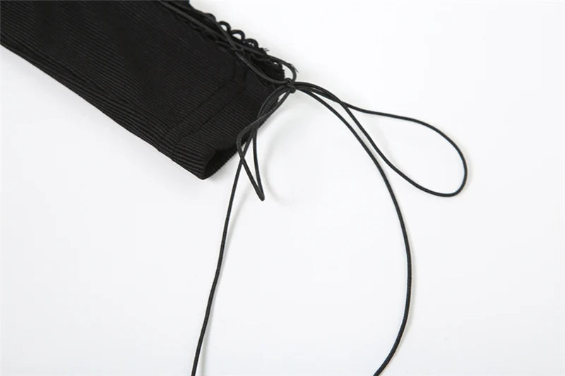 SylCue Irregular Hollow Solid Skinny Bodysuit Women Turtleneck Shirring Full Sleeve Spicy Girl Fashion Trend Classic Streetwear