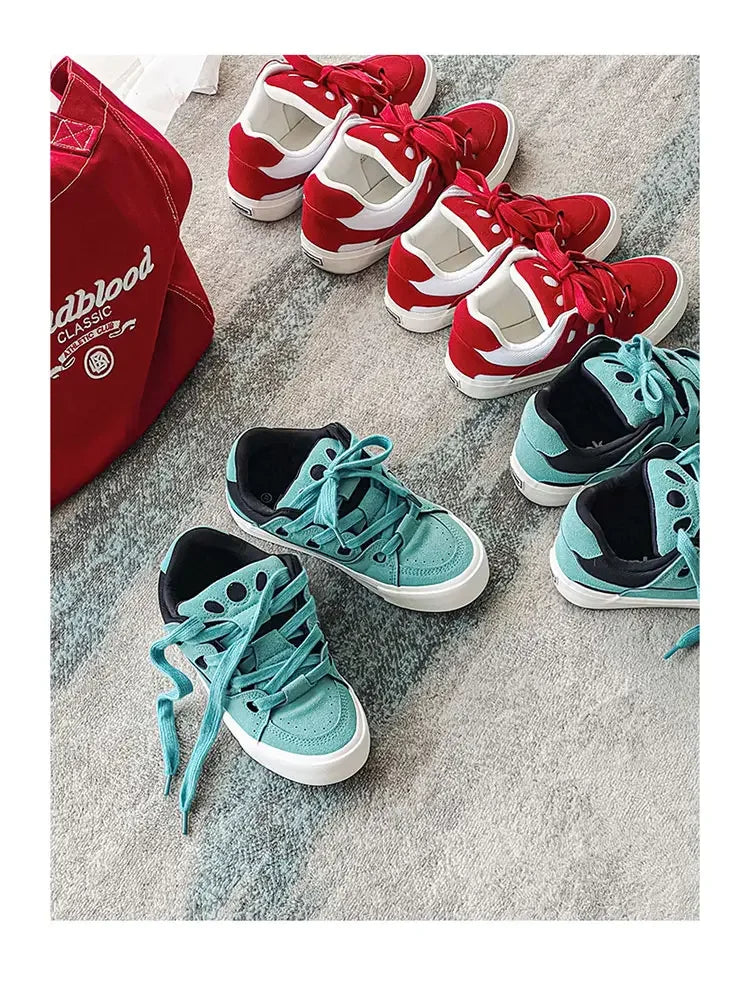 2025 trend men's casual shoes small white shoes board shoes Daddy shoes size