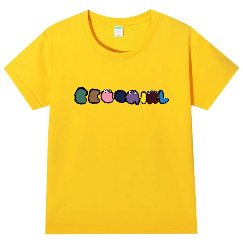 2023 Summer Kids Clothes Sweet Cool Girl T Shirt Short Sleeve Tops 100% Cotton FashionStreet style O-Neck  T-shirt for Children