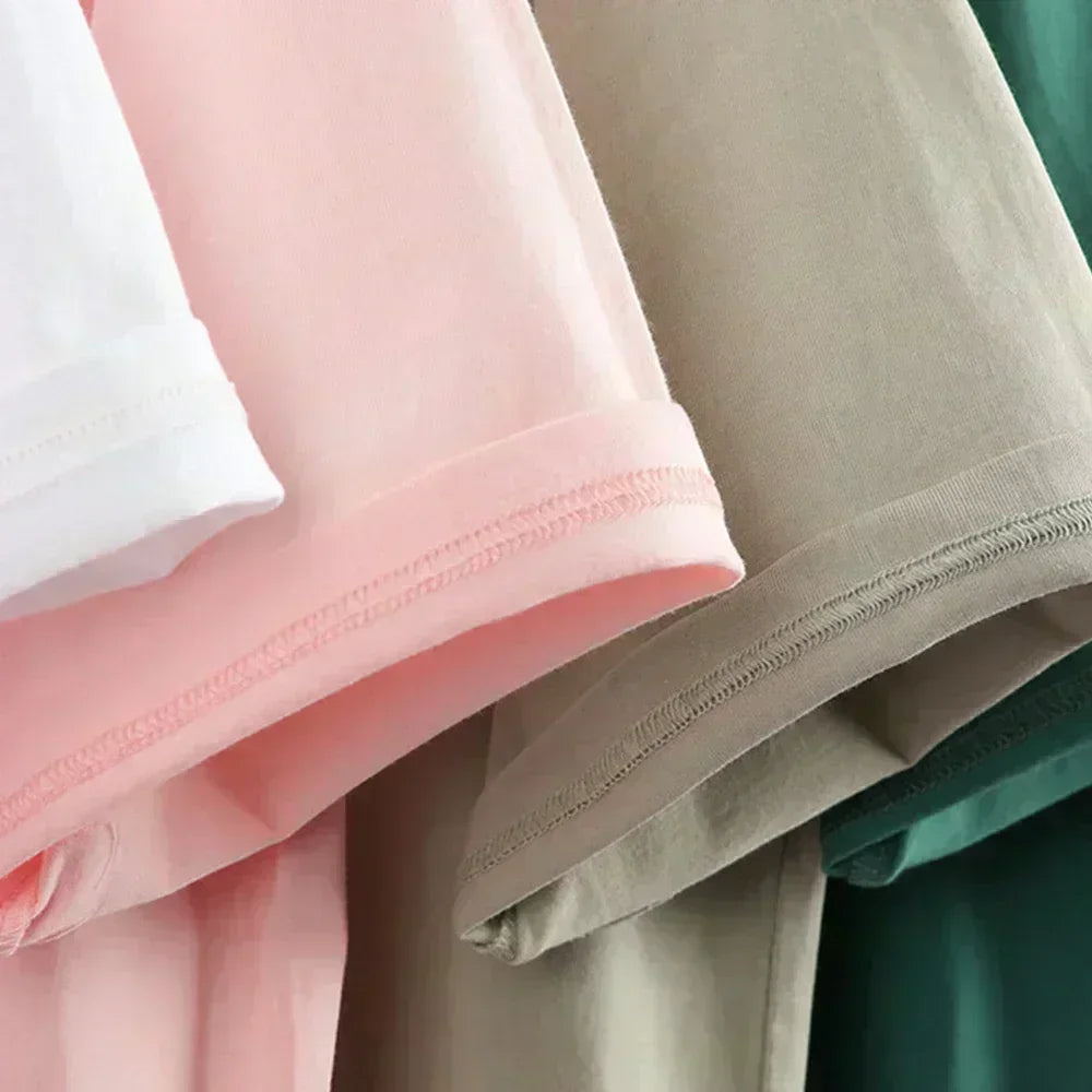 Oversize short-sleeved t-shirt women's and men's summer 2025 new design trendy loose lazy unique chic top