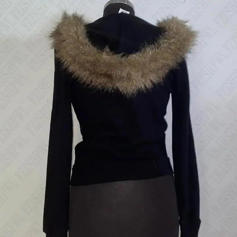 Y2k Women Gothic Hip Hop Fashion Graphic Punk Letter Print Zip Up Hoodies Aesthetic Harajuku Hoodies Clothes Streetwear EMO Girl