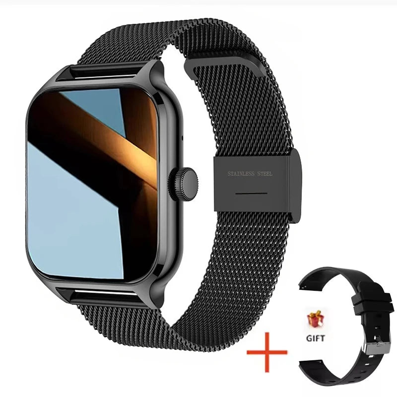 2025 Smart Watch Android IOS Phone 2.01 Inch Color Screen Bluetooth Answer Call Fitness Watches Tracker Smartwatch Women Men