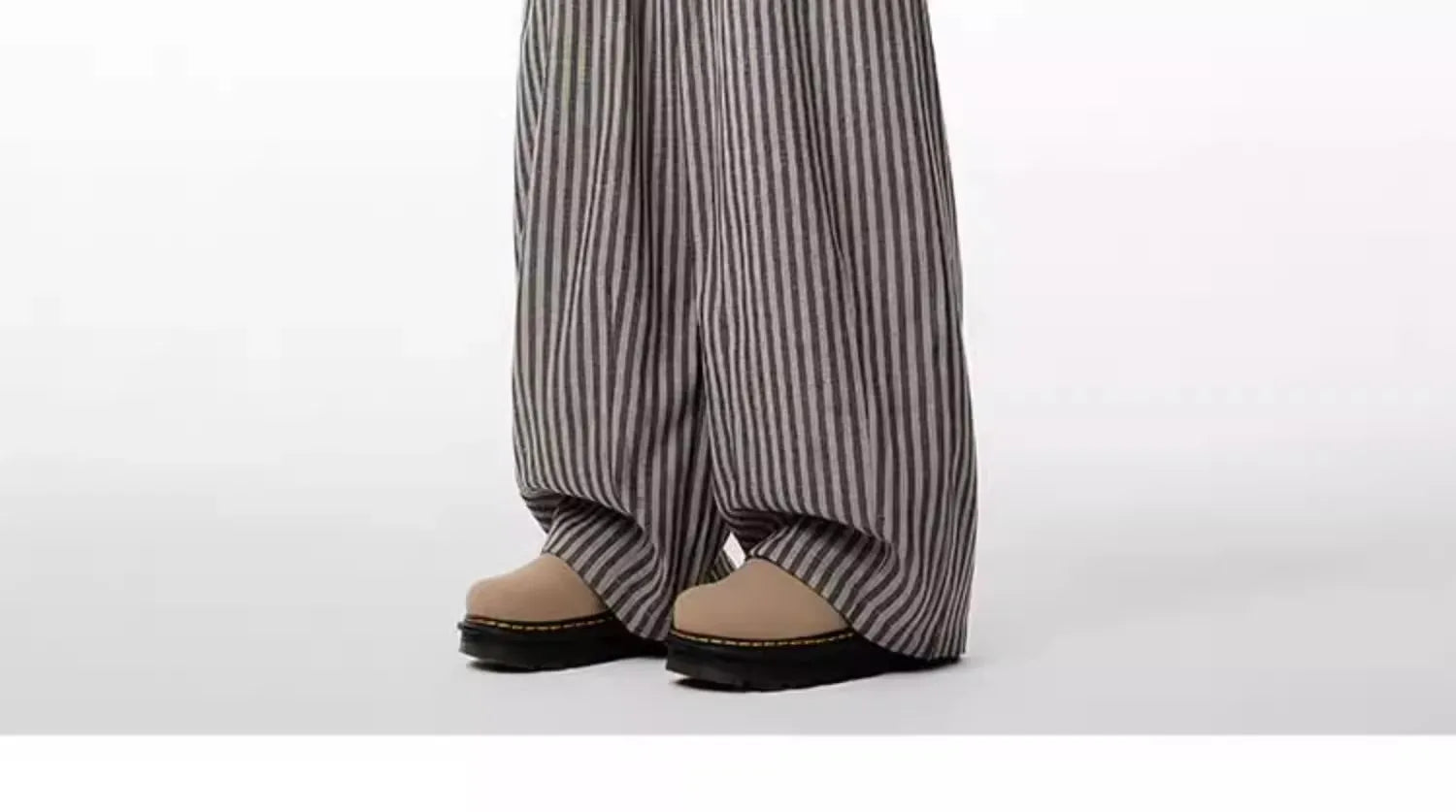 Women's Black Gothic Striped Long Pants Baggy Sweatpants Harajuku Y2k Emo Vintage Oversize Trousers Japanese 2000s Style Clothes