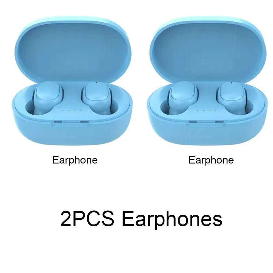 TWS A6S Wireless Bluetooth Headset Earbuds Noice Cancelling Earphone Bluetooth Headphones with Mic for Huawei Xiaomi Redmi
