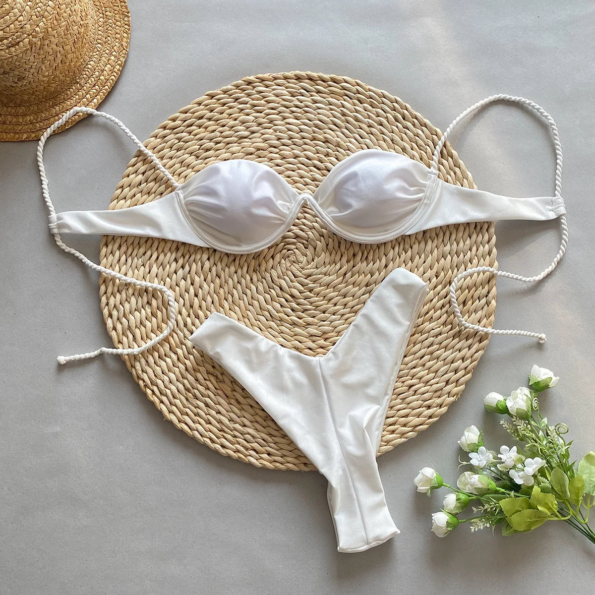 2024 New Steel Bikini Split Women's Swimsuit