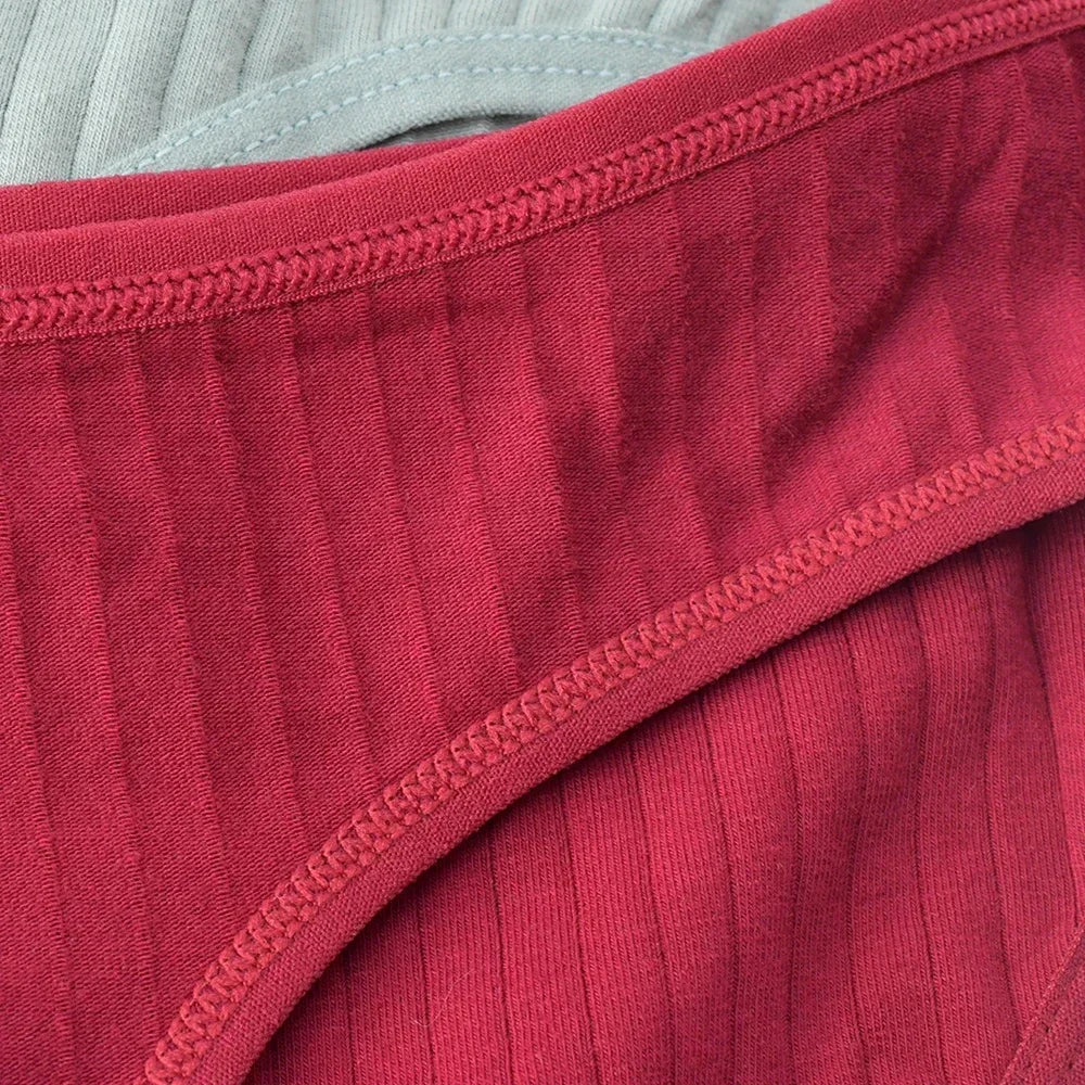 3Pcs Women's Cotton Briefs Underwear Hollow Heart Panties Woman Soft Breathable Female Panties Intimate Lingerie Underpants New