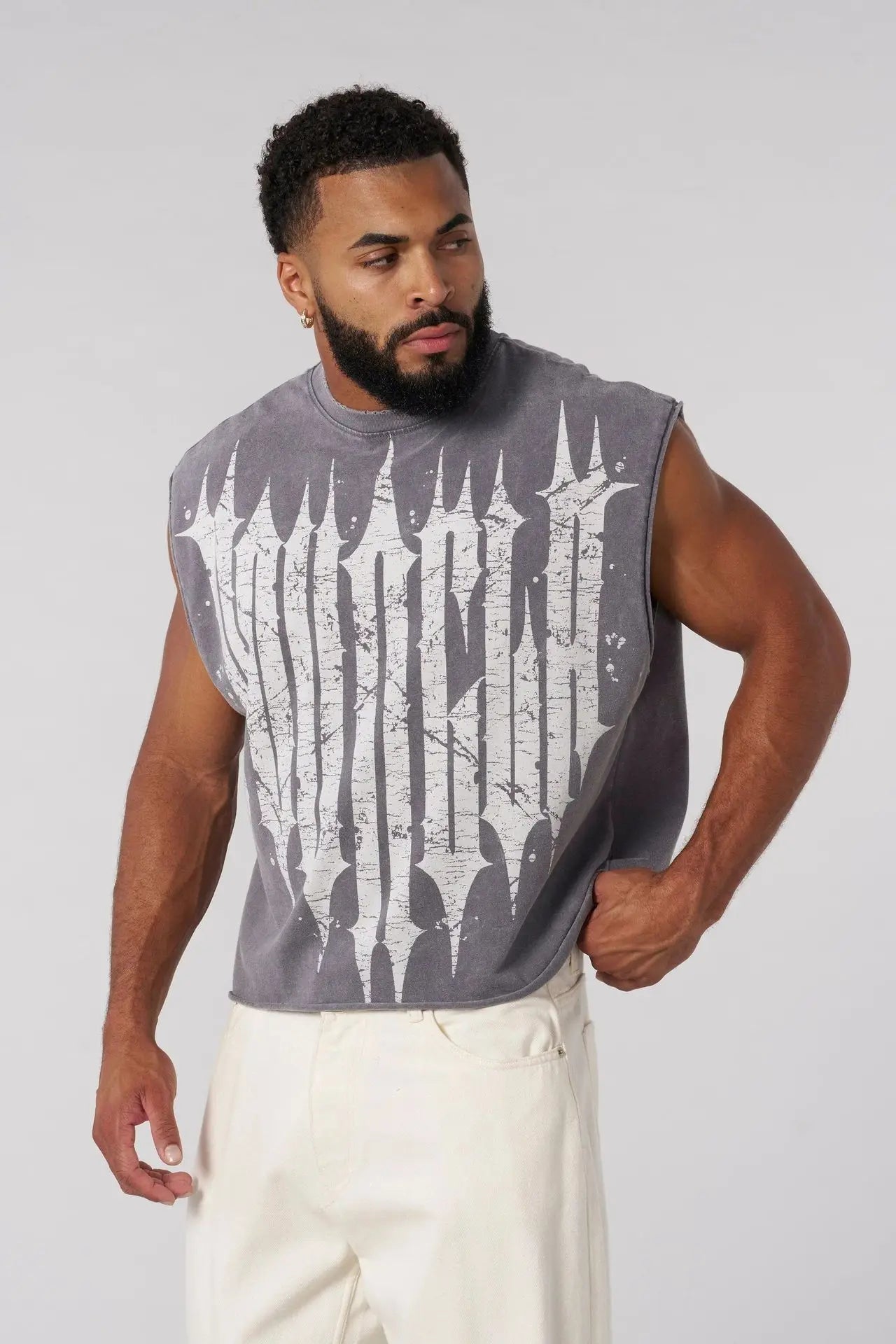 Men's Fitness Tank Top 2025 New Men's Cotton T-shirt Men's Running Training Home Sleeveless Shirt Family Party Men's Sleeveless