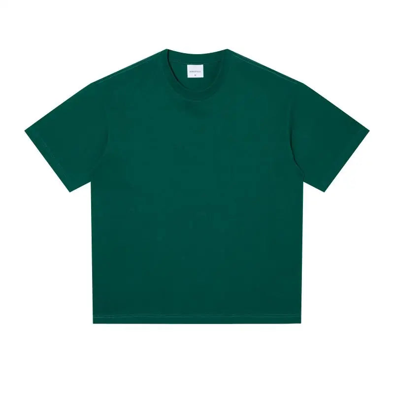 Oversized T Shirt for Men Women 280gsm Heavy Cotton Shirts Summer O-neck Oversize Tees Solid Casual Streetwear Fashion Clothing