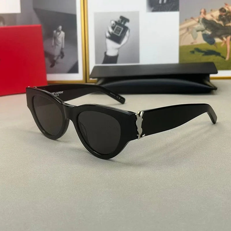 2025 Hot M94 Luxury Sunglasses Women - Oversized Chic Shades Slim Face UV400 Protection, Viral Style Inspired brand Sunglasses