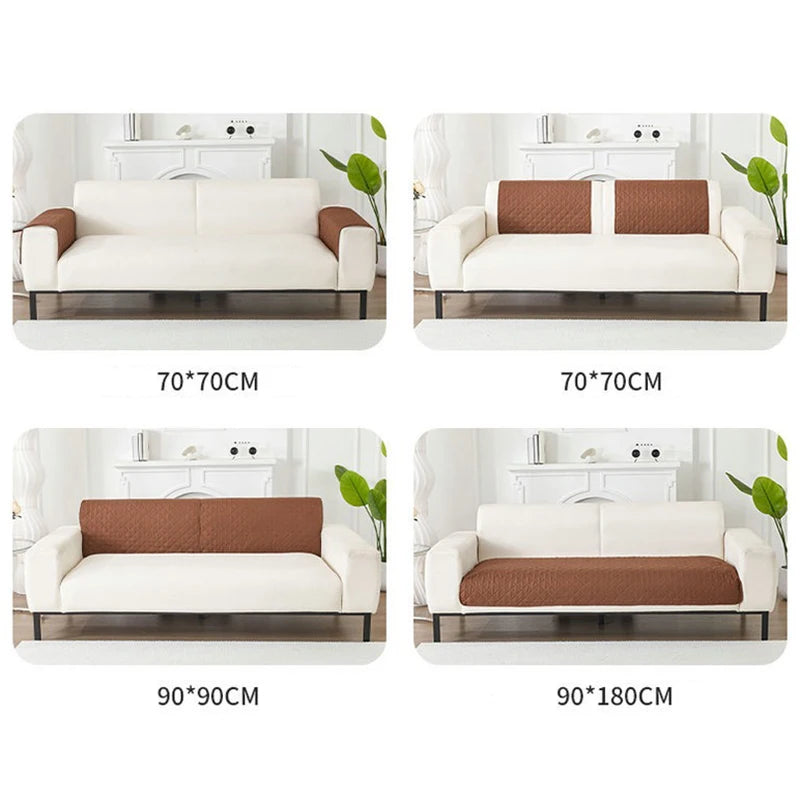 Sofa Cover Pet Dog Kids Sofa Mat Couch Slipcovers For Living Room Furniture Protector Covers Washable Home Decor Coffee Khaki