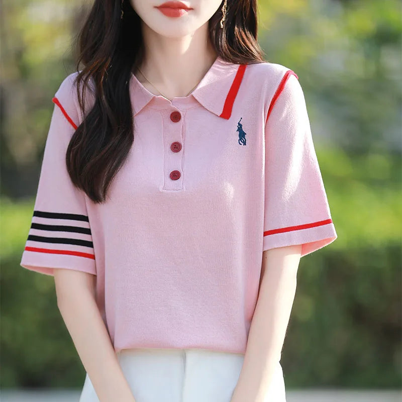 2025 Spring and Summer Women's High end Embroidered Cashmere Hoodie Flip Collar Women's Hoodie New High quality Top