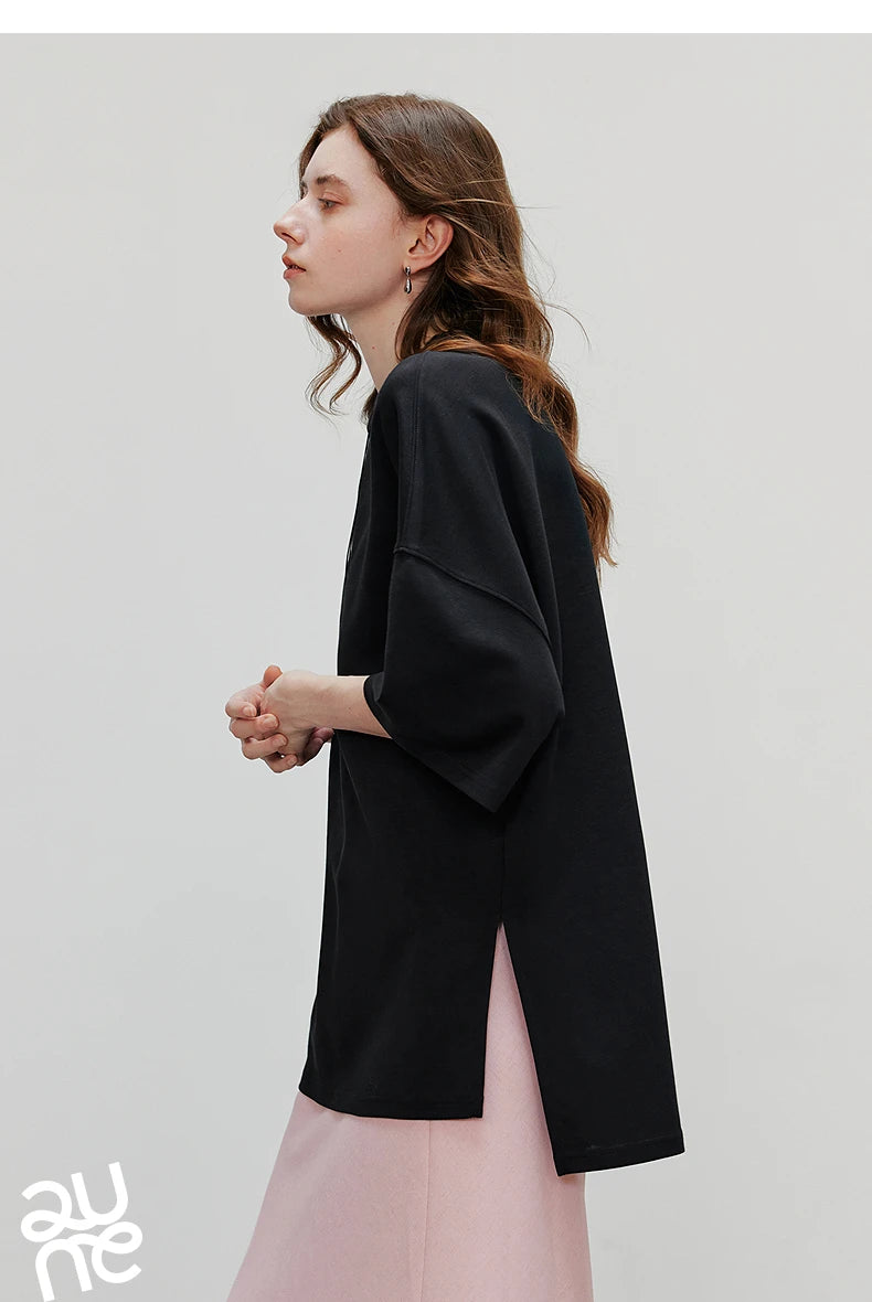 TOYOUTH Women Short Sleeve T shirt 2025 Spring New Tops 8521010