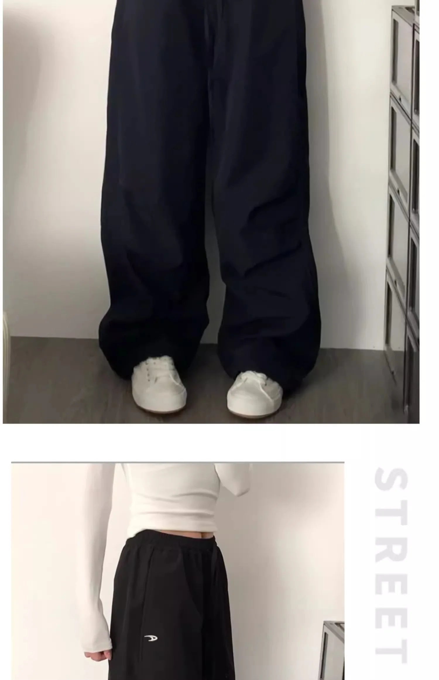 High Waist Wide Leg Pants Women's Retro American High Street Paratrooper Trousers Spring Summer New Loose Drapey Cargo Pants