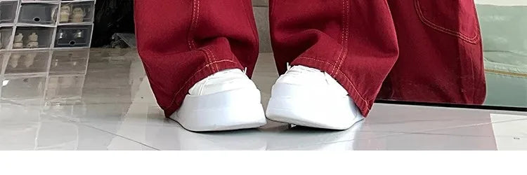 Streetwear Casual Cargo Pants for Women 2025 New Bottoms Straight Trousers Fashion Pockets Korean Pantalon Femme