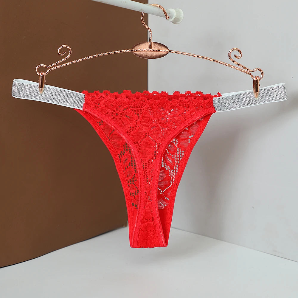 Sexy Female Llingerie  Floral Hollow out Lace Panty for Women Low-Waist Sexy Briefs Intimate Female Underpants Perspective Desig