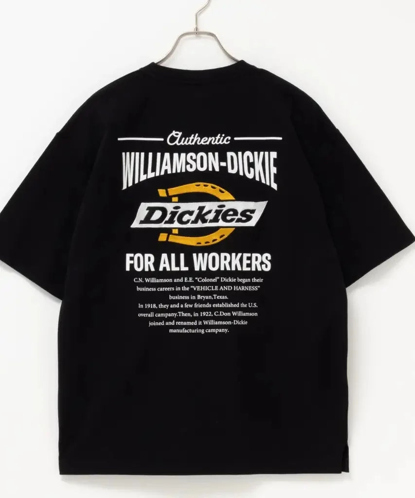 Dickies Print Trendy Printed Brand Pure Cotton T-shirt Short Sleeve Unisex New Round Neck Versatile Loose T-shirt