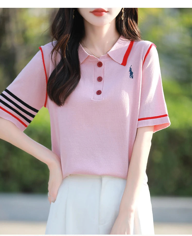 2025 Spring and Summer Women's High end Embroidered Cashmere Hoodie Flip Collar Women's Hoodie New High quality Top