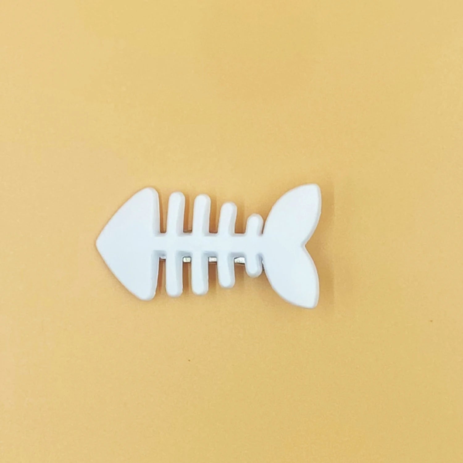 Simple Milk Tea Color Fishbone Hairpin Girl Cute Bangs Barrettes Sweet Side Hairgrips Temperament Duckbill Clip Hair Accessories