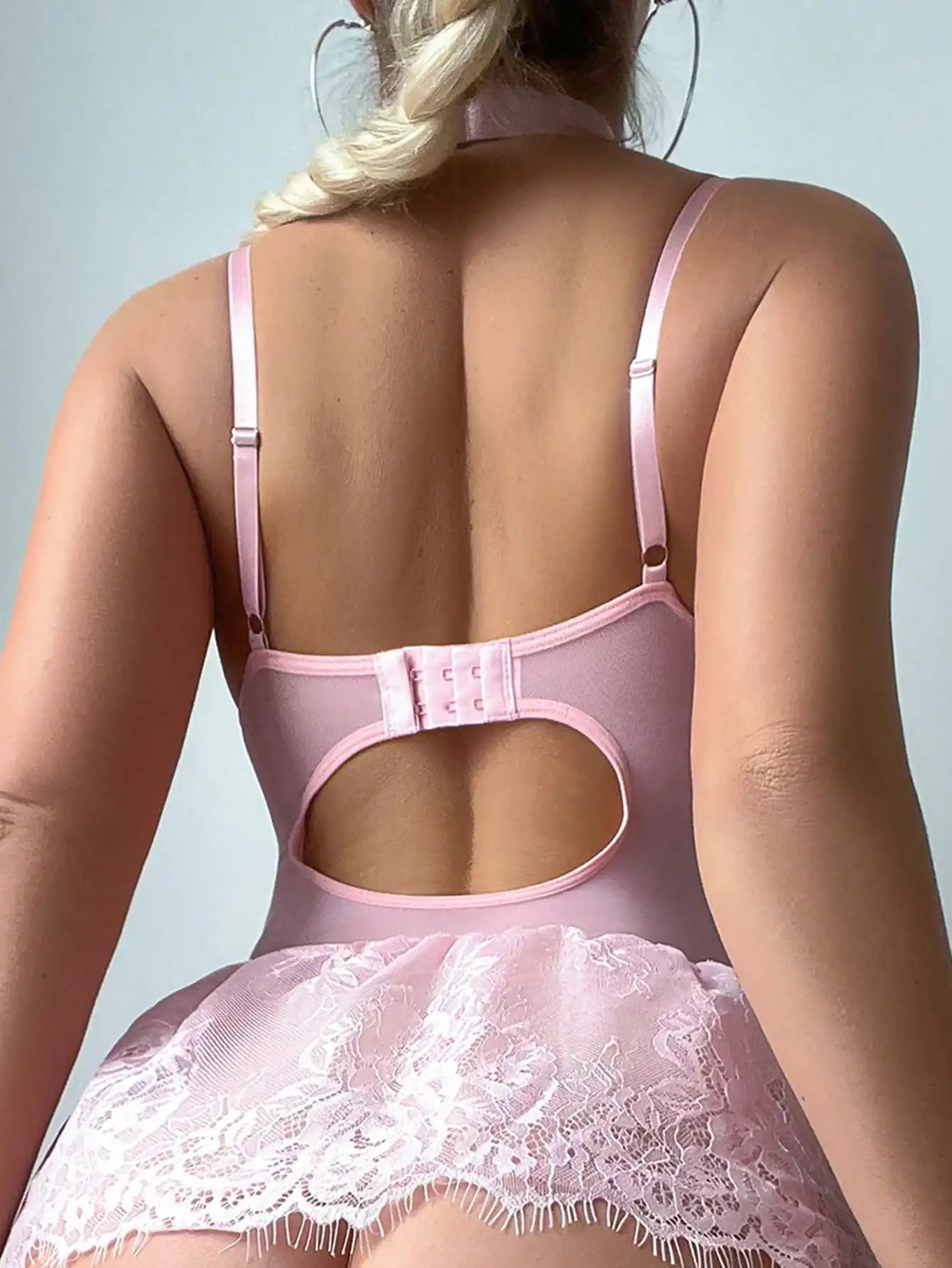 Sexy Lingerie Women Corset Lace Bodysuit 5-Piece Set with Stockings & Garter Belt OnlyFans Tightening Fantasy Underwear