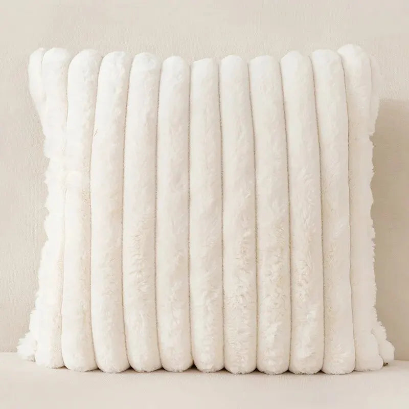 1pc Stripe Corduroy Pillow Case Creative Home Fabric PillowCushion For Sofa Bedroom Car, Home Decoration Home Decor Room Decor