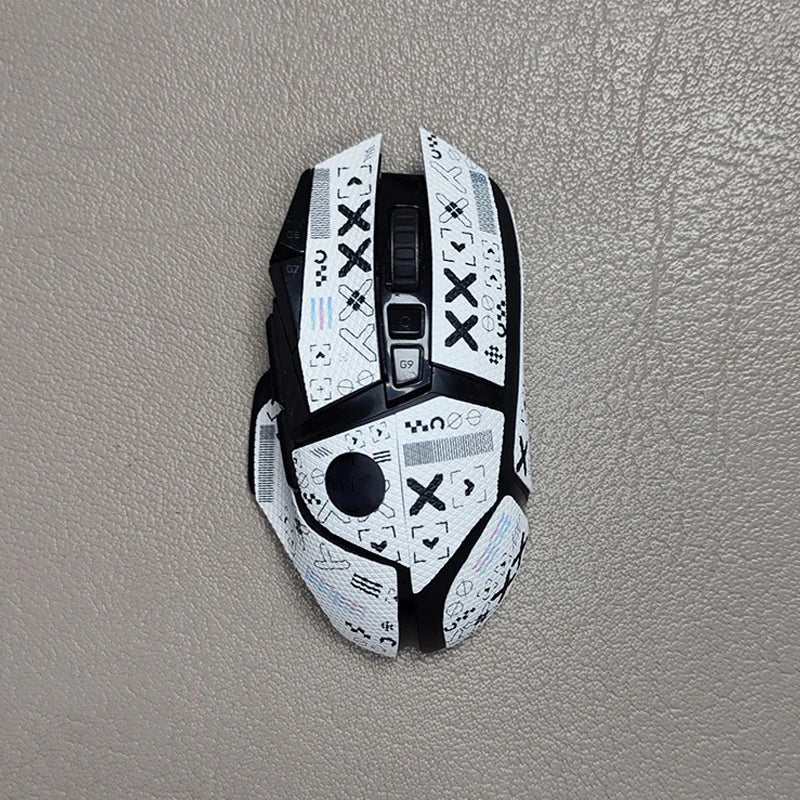 Mouse Grip Tape Skate Sticker Non Slip Suck Sweat Mouse Anti-Slip Sticker For Logitech G502 HERO