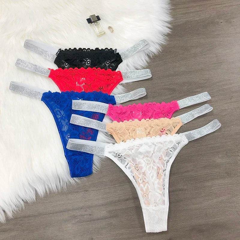 Customized Letter Sexy Lace Thong Panties for Women Custom G-String Name Jewelry Underwear Sexy Lady Bikini Hot Wife Gift