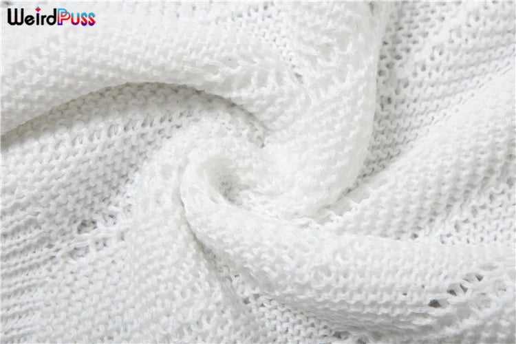 Weird Puss Sexy Elegant Halter Dress Women Summer Backless Lace-Up Color-Block Sleeveless Trendy Nightclub Wild Fashion Clothing