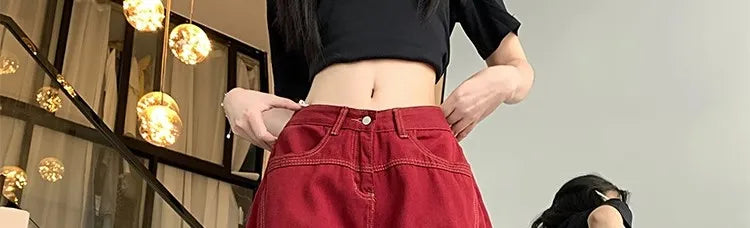 Streetwear Casual Cargo Pants for Women 2025 New Bottoms Straight Trousers Fashion Pockets Korean Pantalon Femme