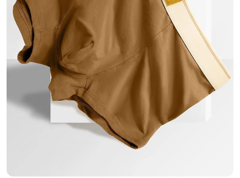 3pcs Men Panties Cotton BoxerShorts Man Underwear Mens Boxers Breathable U Convex Male Underpants Sexy Trunks