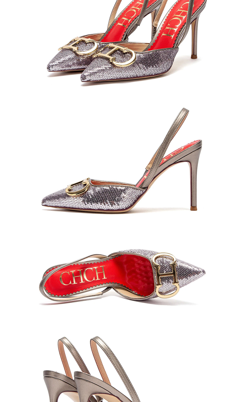 2025 spring and summer new high heels luxury brand ladies shoes sexy girls party sandals